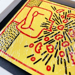 画像4: 【Keith Haring】キース・ヘリング/絵画　アート　メディウム額装