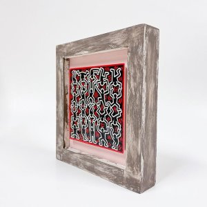 画像2: 【Keith Haring】キース・ヘリング/絵画　アート　メディウム額装