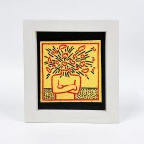 画像: 【Keith Haring】キース・ヘリング/絵画　アート　メディウム額装